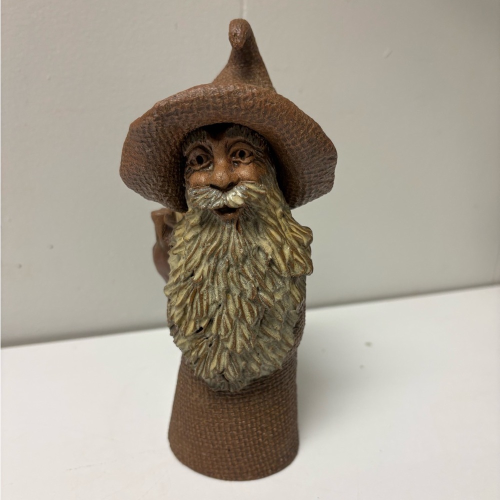 “Gentlefolk” Gnome Figurine 1970s by Darren Perkins Winridge House of Pottery 9”
